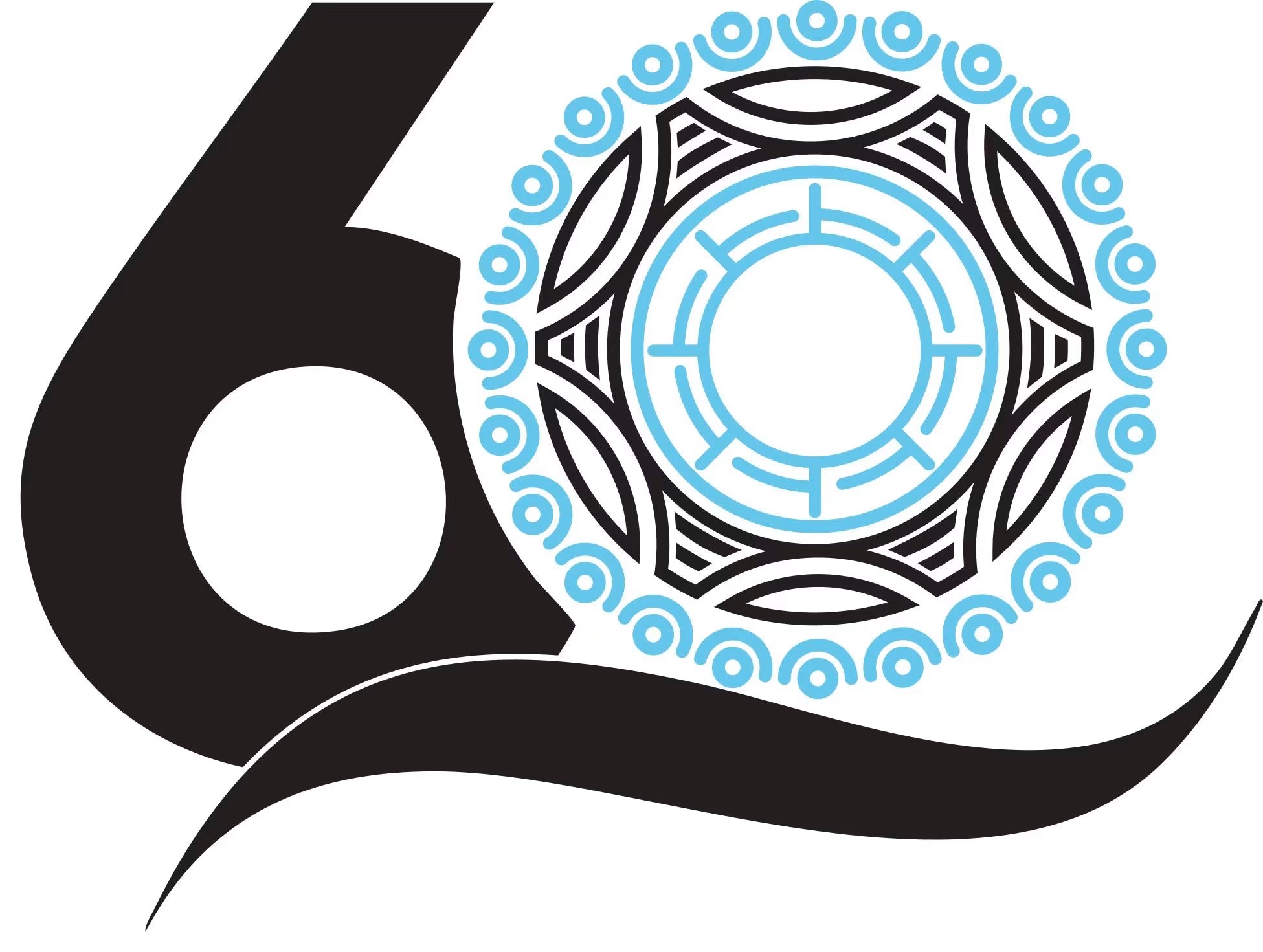 Botswana 60 commemorative emblem